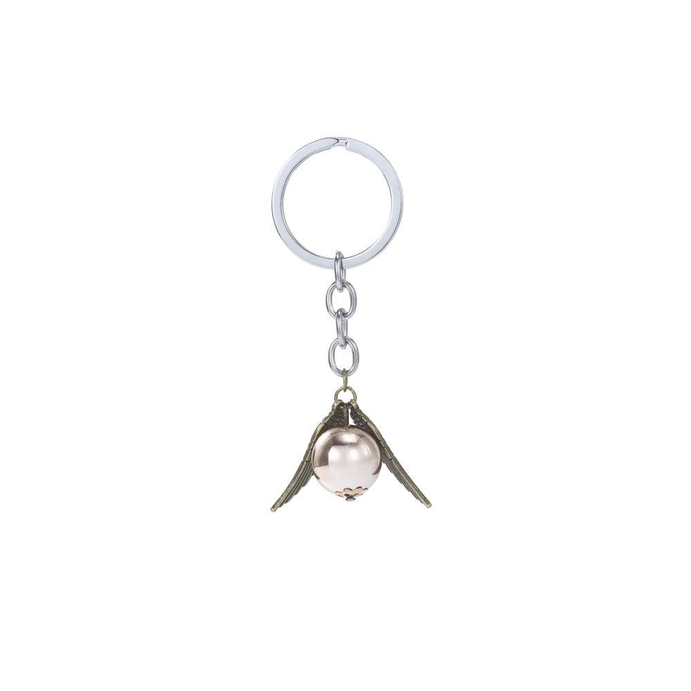 Wholesale Deathly Hallows Golden Snitch Keychain